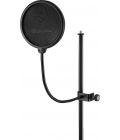 Microphone pop filter
