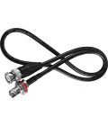 BNC antenna cable set, 2 x 0.6 m