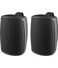 Pair of 2-way PA speaker systems, black