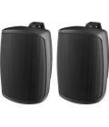 Pair of 2-way PA speaker systems, black