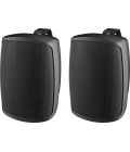 Pair of 2-way PA speaker systems, black